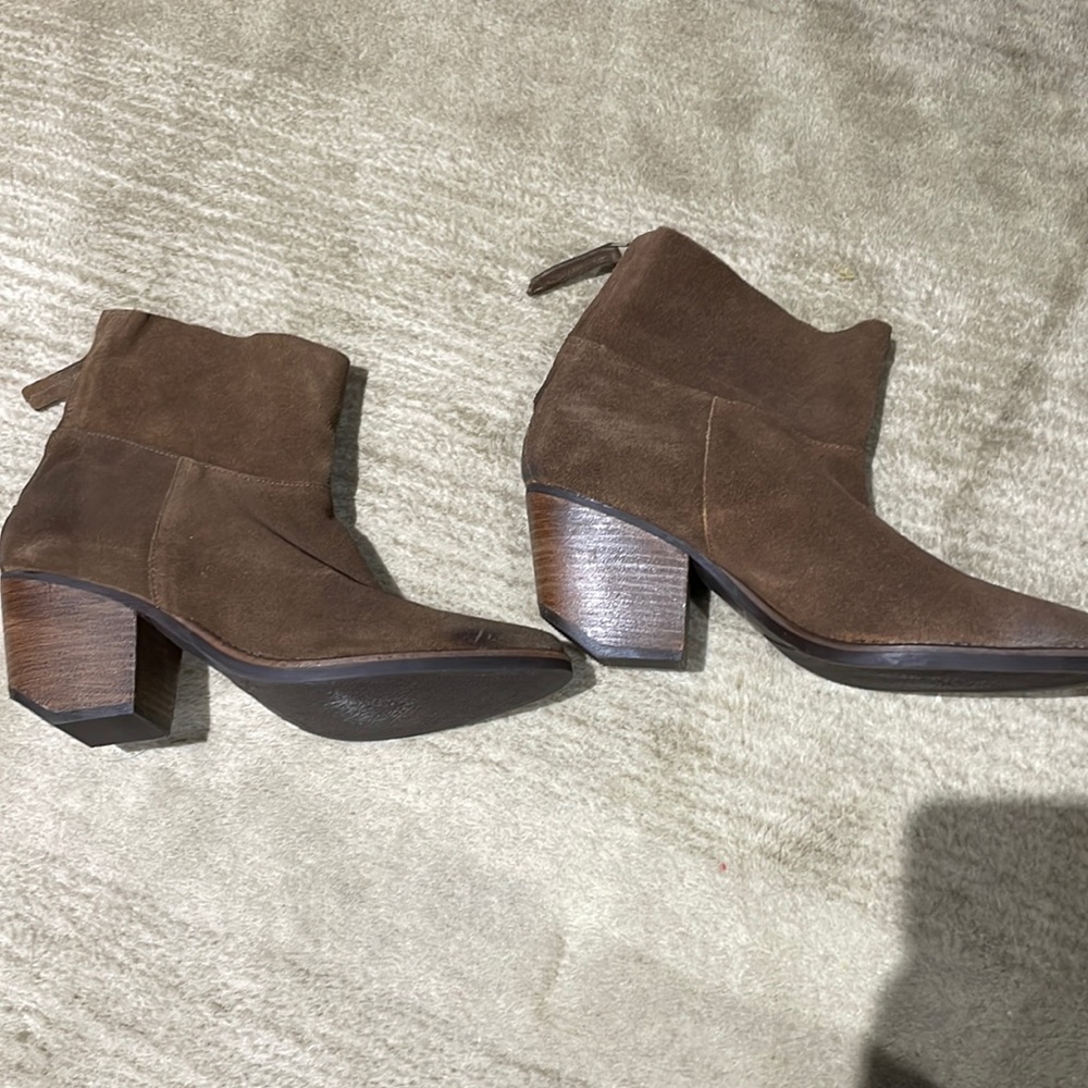These booties are brand new —- never worn.   Great transitional boot